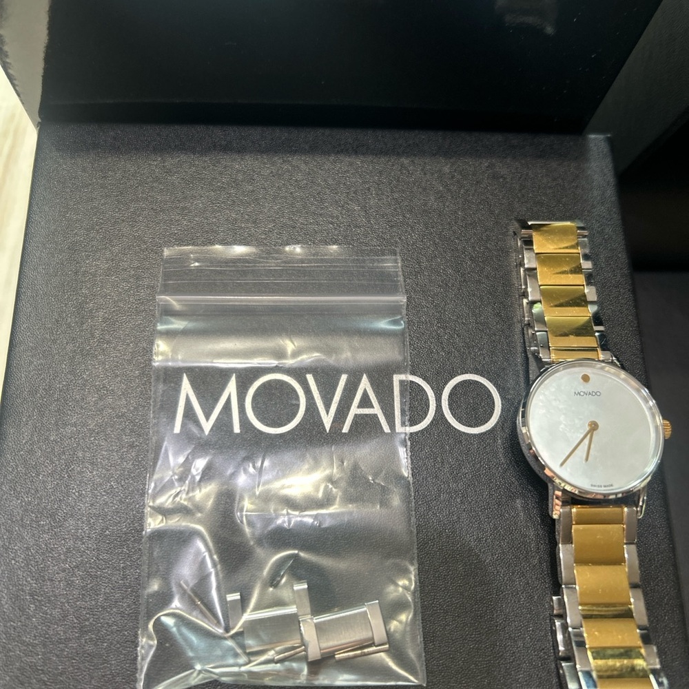Movado Two-Tone Gold and Silver Timepiece